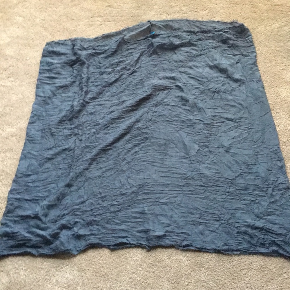 Blue infinity scarf